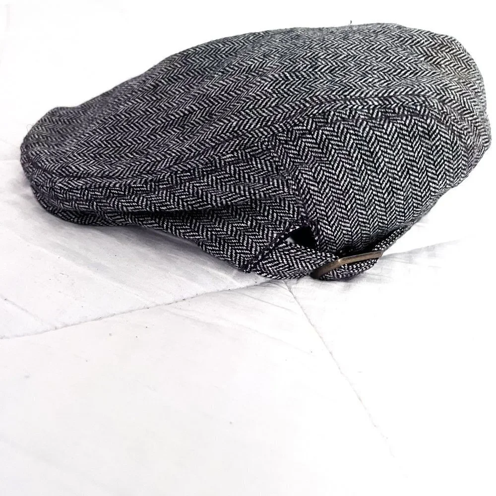Baby Gap Wool Blend Herringbone Newsboy cap hat Size XS/S